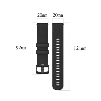 20 MM 22 MM Visoka Kakovost Modnih Mehki Silikonski Watch Trak za Polar Vantage M Pametno Gledati Zamenjava Manšeta za Polar Vžgejo