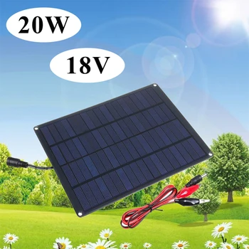 20 W 18V solarnimi 10/20/30A Regulator 18V USB Prenosni Polnilnik baterije Posnetek Za Zunanji Mobilni Telefon Polnjenje
