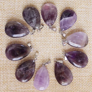 2018 NoEnName_Null novo naravnega kamna obesek je 20 ducat brezplačno poštnino čare vijolično ogrlico, obesek.
