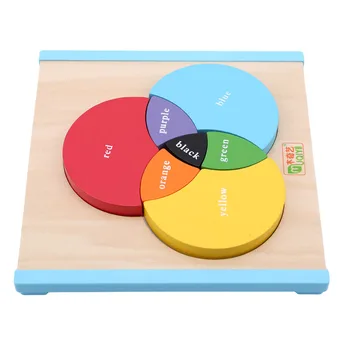 2018 Nov Slog Pisane Lesene Montessori Igrače Barve Učenje Odbor Baby Izobraževalne Igrače Za Otroke Učenje Igrače