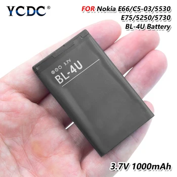 2019 Litij-YCDC 1000mAh BL-4U BL4U BL 4U Baterija Za Nokia Asha 210 300 305 306 308 309 311 501 503 Zamenjava Baterije