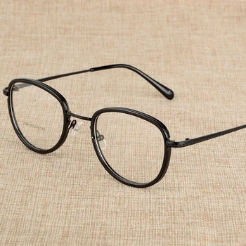 2019 Vintage Retro Okrogle Očala Blagovne Znamke Oblikovalec Za Ženske Očala Modni Moški Optični Oči Očal Okvir Očal Visoke Kakovosti