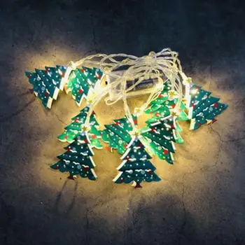 2020 Božiček Božič Niz LED Luči Garland Okrasna Vila Luči Božič Deocr za Dom Počitnice Razsvetljavo Navidad
