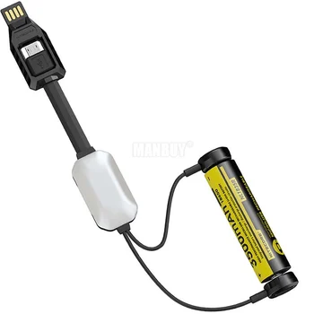 2020 debelo Nitecore LC10 Prenosne Magnetne Polnilnik USB Moči Banke Brez Baterije Pametnih Skoraj Vse Vrste Li-ionska Baterija