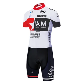 2020 Ekipa IAM kolesarjenje skinsuit poletje na prostem spandex skinsuits izposoja triatlon obleko uniforme ciclismo MOŠKIH ropa de bicicleta