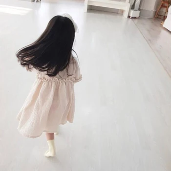 2020 Korejski Japonskem Slogu Baby Dekleta Obleke Pomlad Otroci Dekle Obleko, Perilo, Oblačila Ruffles Princesa Malčke Baby Dekle Oblačila