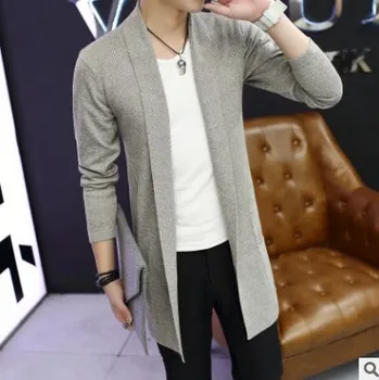 2020 Nov Prihod Mens Jopica Moda Trdna Korejskem Slogu Dolgimi Rokavi Moški Jopico Padec Pulover Slim Primerna Športna Oblačila