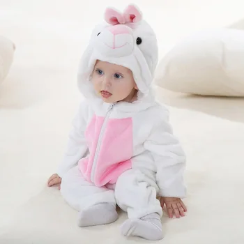 2020 Samorog Otroška Oblačila igralne obleke Živali Risanka Baby Boy Girl Jumpsuit Mehko Flanela Modne Zimske igralne obleke otroške Pižame