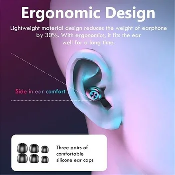 2020 TWS V5.0 Brezžične Bluetooth Slušalke 2000mAh 3 LED Zaslon na Dotik za Nadzor CVC8.0 Zmanjšanje Hrupa V uho Hi-fi Stereo Slušalke