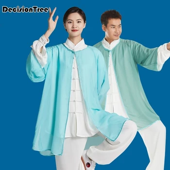 2021 eno šali, elegantne za moške in ženske cape wushu kung fu enotno tai chi bo ustrezala borilne veščine uspešnosti obleko