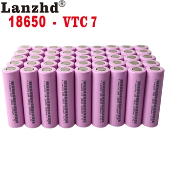 24PCS 18650 Li ion, 3.7 V, Baterije za ponovno Polnjenje INR18650 baterias recargables litio 18650 30A velike trenutne visoke možganov litij-ionska