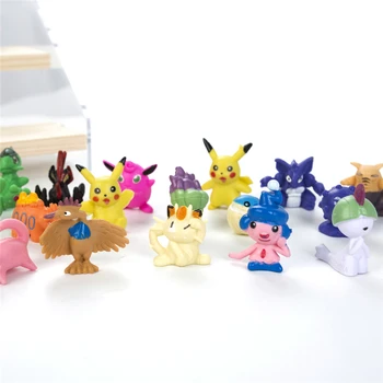 24Pcs/Set Tomy Pokemon Iti 2-3cm Ne Ponovite 144Pcs Različnih Stilov Zbirka Anime Številke Modela Lutke Pikachu Igro Otrok Igrača