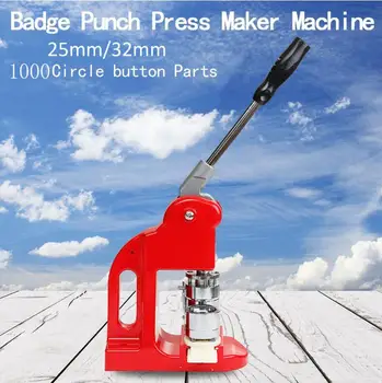 25 MM/32MM Značko Punch Pritisnite za Kavo Stroj S 1000 Krog Gumb Deli+Krog Rezalnik za prodajo
