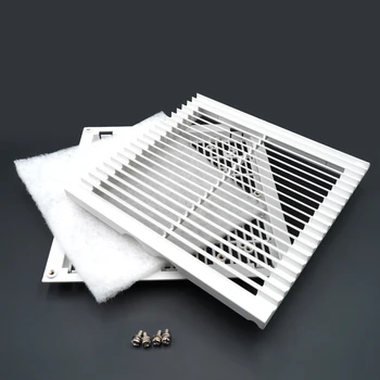 255*255*28 mm ventilator,kabinet zračne mrežice, proizvodnja fan filter, zračni filter za AC DC 17251 150 mm ventilator FK9805