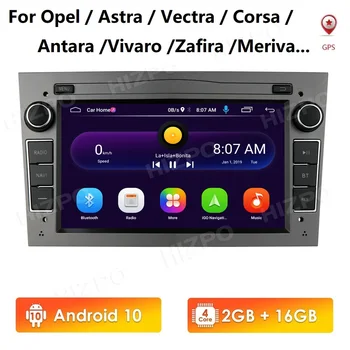 2G 64 G Android 10 2 Din Avto GPS IGRALEC za Opel Astra H J 2004 Vectra Vauxhall Antara Zafiri Corsa C D Vivaro Meriva Veda Radio