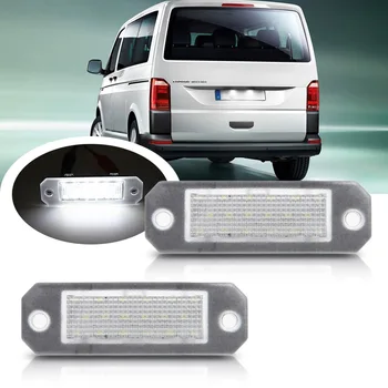 2pcs LED Številka Licence Ploščo Luči Za VW Transporter 2003-2017 Za VW Caddy 2004-2017 Bela Canbus Žarnice