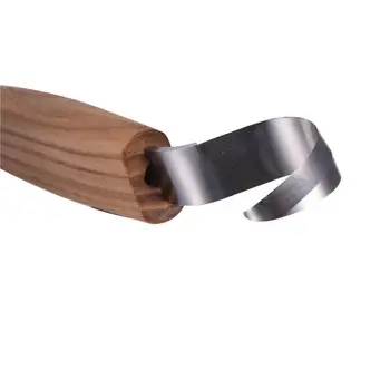 2pcs/Set Visoko Manganovega Jekla Odrezanje Lesene Graviranje Nož DIY Žlico Leseni Ročaj Carving Nož Woodcut Orodja