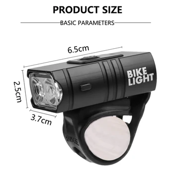2pcs T6 LED Izposoja Prednji Smerniki Nepremočljiva Kolo Svetlobe USB Polnilna Svetilka Varnost Opozorilo Lučka Kolesarska Oprema