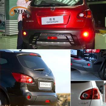 2Pcs Za Nissan Qashqai Pot Za Toyota Corolla Avto LED Rep Zadnji Odbijač Reflektor Luči za Meglo Krog Zavore, Stop Luči