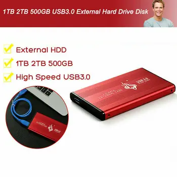 2TB USB 3.0 je Zunanji Trdi Disk, Diskete HDD 2.5