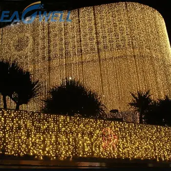 3-30 M Festoon Božič Zavese Ledenica LED Niz Svetlobe Notranja Zunanja Stranka Novo Leto Garland Pravljice Dekoracijo Luč za Dom