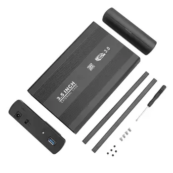 3.5 inch SATA na USB 3.0 2.0 HDD SSD Primeru Trdega Diska Primeru 6Gbps SATA Trdi Disk Primeru Hdd Polje EU in ZDA UK Plug za Win10 Mac OS