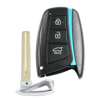 3 Gumb Smart Vstop brez ključa za Daljinsko Ključni Fob za HYUNDAI Santa Fe 433MHz z ID46 Čip FCC ID:95440 2W500