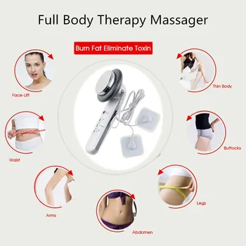 3 in1 Ultrazvoka, Infrardeče EMS Hujšanje Telesa, Terapija Massager Obraza Beauty Care Pralni hujšanje Anti Celulit, Izgorevanje Maščob