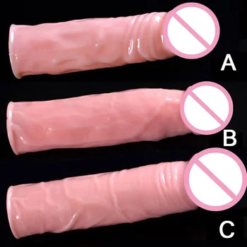 3 Vrste Silikonski Penis Extender Rokavi Za Enkratno Uporabo Kondomov Intimno Blaga Zamudo Izliv Penis Prstan Sex Izdelki, Za Moške