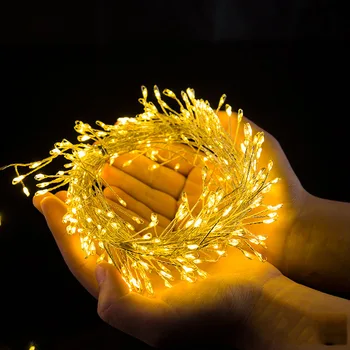 300Led Pravljice Firecracker Obliko Bakrene Žice Niz Luči Luminaria 3m LED Okraski Za Božično Garland luzes de fadas