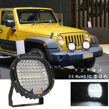 300W 7 palčni LED delovna Lučka Spot Poplav Žarek IP68 Vodotesen Off Road Avto SUV Tovornjak Vožnje Meglo svetlobni pramen Črnega Okvirja