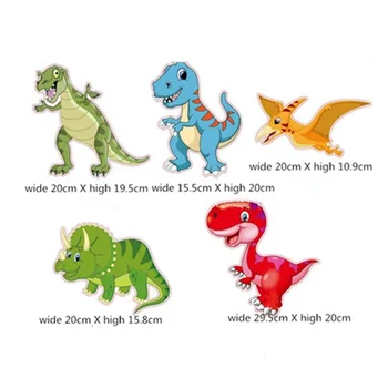 30pcs Dinozaver, ki Visi Zavrtimo Okraski Dino Fosilnih T-REX Rojstni dan Dobave Okraski Visi Whirls Otroci Stranka Uslug