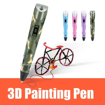 3D Svinčnik za otroke, 3D Tiskanje Pero z USB 3D ročaj PLA ABS Žarilno DIY Igrača Darilo za Rojstni dan Pero za Risanje 3D svinčnik, peresa