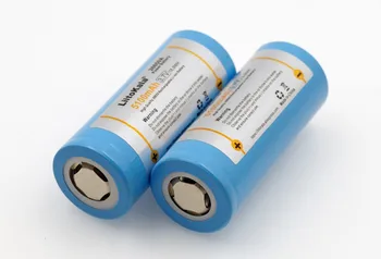 3PCS LiitoKala 26650-50A 5000mAh 26650 baterije Li-ion, 3.7 v, Baterije za ponovno Polnjenje za Svetilko 20A 3,6 V Moči baterije