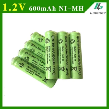 3pcs/veliko AAA 600mAh 1,2 V Quanlity Polnilne Baterije AAA NI-MH 1,2 V Polnilna 3A Baterije Baterias Bateria AAA 3*Aa baterije