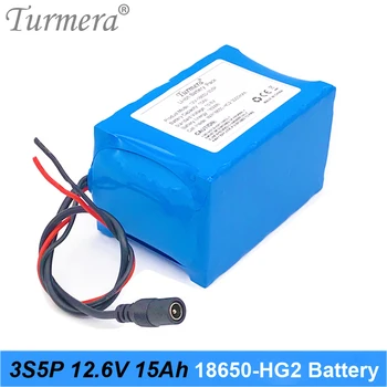 3S5P 12V 15Ah Polnilna Litij-ionska Baterija Uporabo HG2 baterijo 3000mAh z 40A BMS za neprekinjeno napajanje za 10,8 V 12,6 V