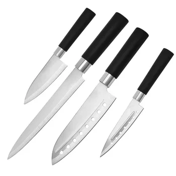 4 Kos Visoko Set Iz Nerjavnega Jekla Kuhinjski Nož Set Kuhinjska Posoda In Gospodinjski Poklicni Kuhar Nož Santoku Nož Kuhinjski Nož