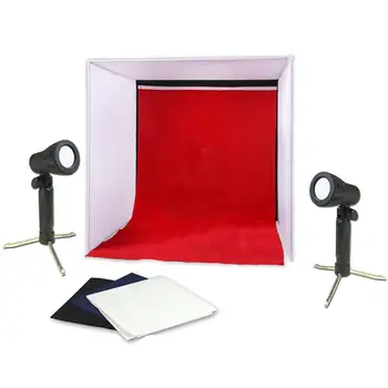 40*40 cm mini Zložljiv Lightbox Fotografija Studio Softbox Lučka LED Photo Studio mehko polje Streljanje Šotor Softbox Kocko Polje