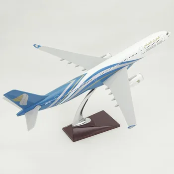 47 CM, 1:160 obsega Airbus A330 Model OMAN AIR Airlines z Osnovno Smolo Letalo Letalo Zbirateljske Prikaz Modela Igrača Zbirka