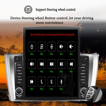 4G DSP Android 10.0 avto multimedijski predvajalnik DVD-jev za Toyota Avensis 2008 2009 2010 - autoradio AVTO GPS navigacija stereo radio