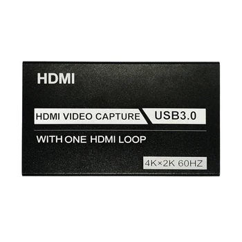 4K 60Hz, zajem Video Kartica, HDMI, USB 3.0 Video Grabežljivac Zapis Polje Zanke za Snemanje Živo