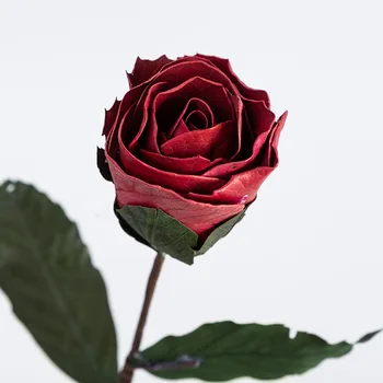 4pcs,Posušen Cvet Vejo,Umetnega Lesa Rose Večni cvet za dekoracijo doma dodatki,svate Velikonočni Cvet dekor