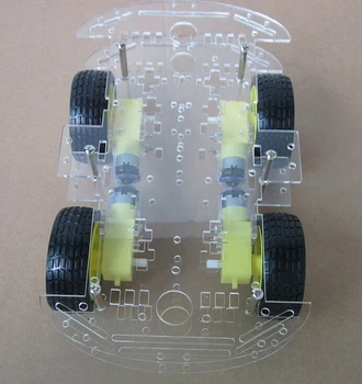 4WD Smart Robot Avtomobilske Šasije Kompleti za arduino Hitro Kodirnik Nova