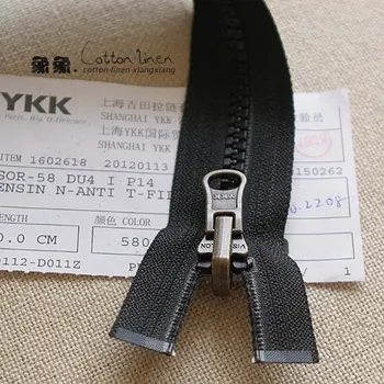 5 # YKK Zadrge Smolo Dolgo Oddelek Double-sided (obojestransko), Vrtljivo Glavo DU Oblačila za 60cm ~ 80 cm