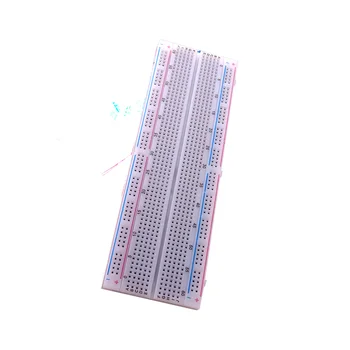 50PCS plošče 830 spajkanje točk PCB breadboard MB-102 MB102 test razvoj DIY kit za razvoj bela/pregledna