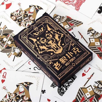 54pcs/set Papir Volkodlaki Poker kart Družini Stranka Igre Igralne Karte Prisoten