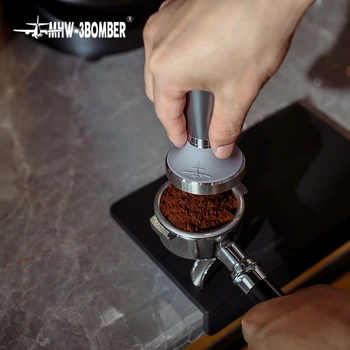 58.5 MM Espresso Kave Zlorabiti Pralni Pritisnite Ravno Osnove Aluminija Zlitine iz Nerjavečega Jekla v Prahu Kladivo Barista Accessorie CoffeeTool