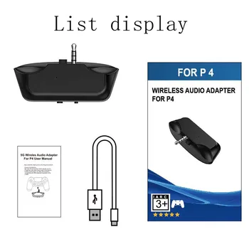 5G Mobilno Mini Audio Adapter ps4 krmilnik Bluetooth 5.0 Gaming Slušalke Sprejemnik Pretvornik ps4 pribor za PS4