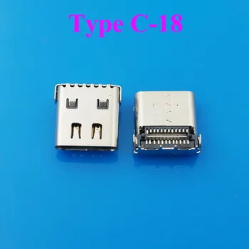 5pcs/veliko 18Model USB 3.1 Vrste C, Priključek Ženski Kartico USB 3.1 Različica Vtičnico posodo za HUAWEI MEIZU LeTV Xiaomi polnjenje prek kabla usb