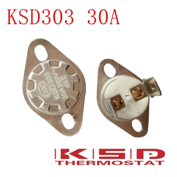 5pcs/veliko KSD301/KSD303 110C 110 Stopinj Celzija 30A250V N. C. Normalno Zaprt Keramike Stikalo, Termostat za nadzor Temperature stikalo